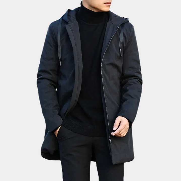 Chaqueta de invierno para hombre con capucha | Manga larga