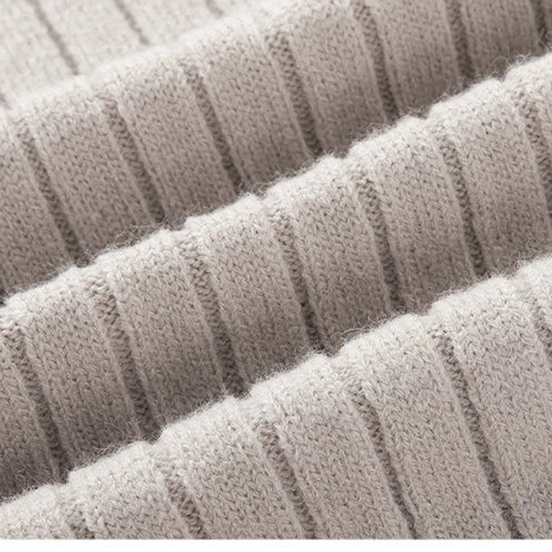 Vic Maglione Herren mit Reißverschluss – Rippstrickpullover mit verstellbarem Kragen im modernen Stil