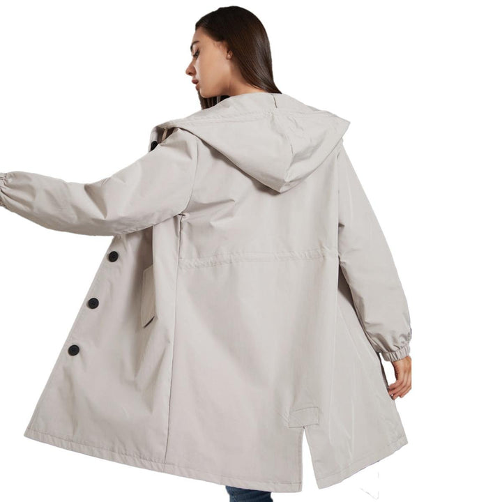 Odette Giacca Femme Imperméable avec Capuche – Ultra-légère Coupe-vent et Respirante