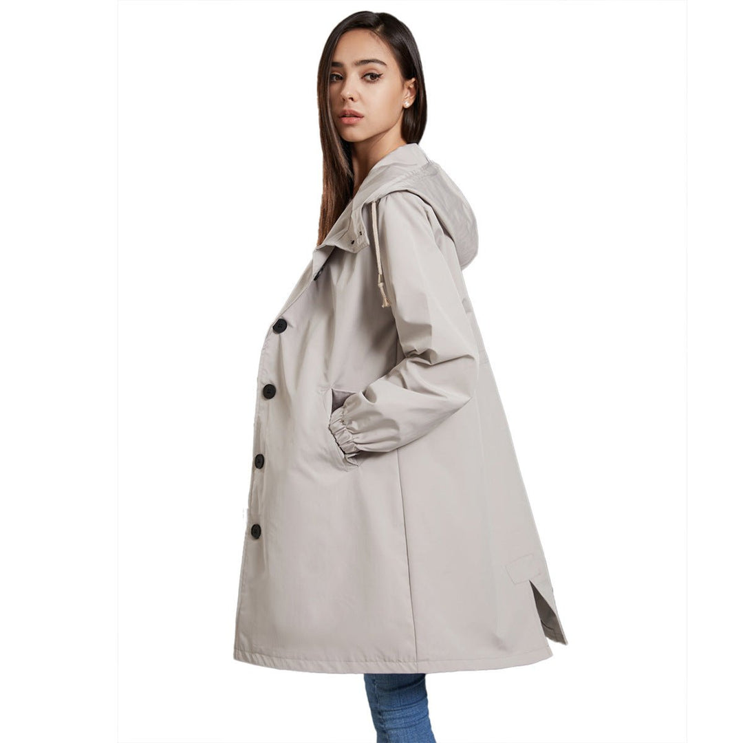 Odette Giacca Femme Imperméable avec Capuche – Ultra-légère Coupe-vent et Respirante