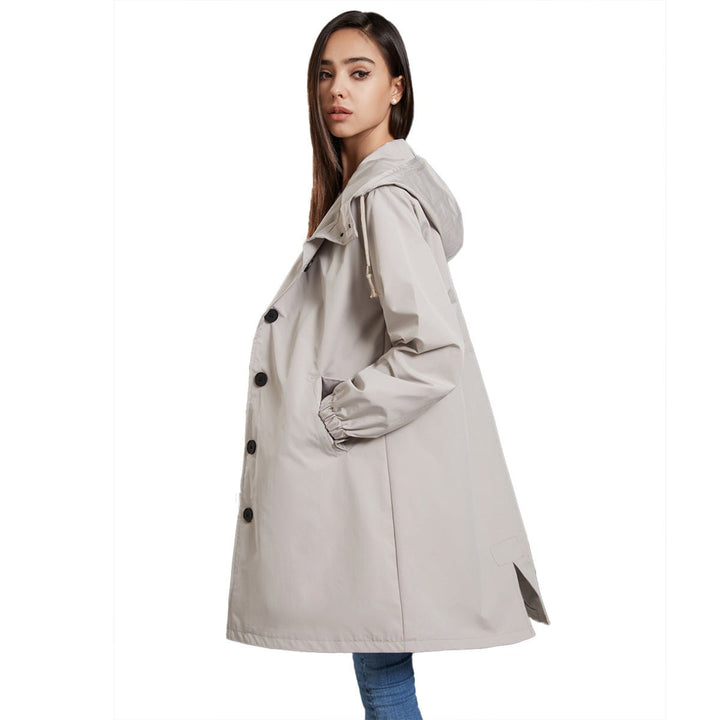 Odette Giacca Femme Imperméable avec Capuche – Ultra-légère Coupe-vent et Respirante