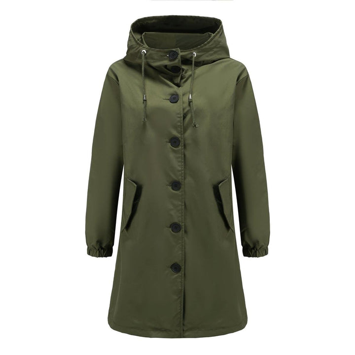 Odette Giacca Femme Imperméable avec Capuche – Ultra-légère Coupe-vent et Respirante