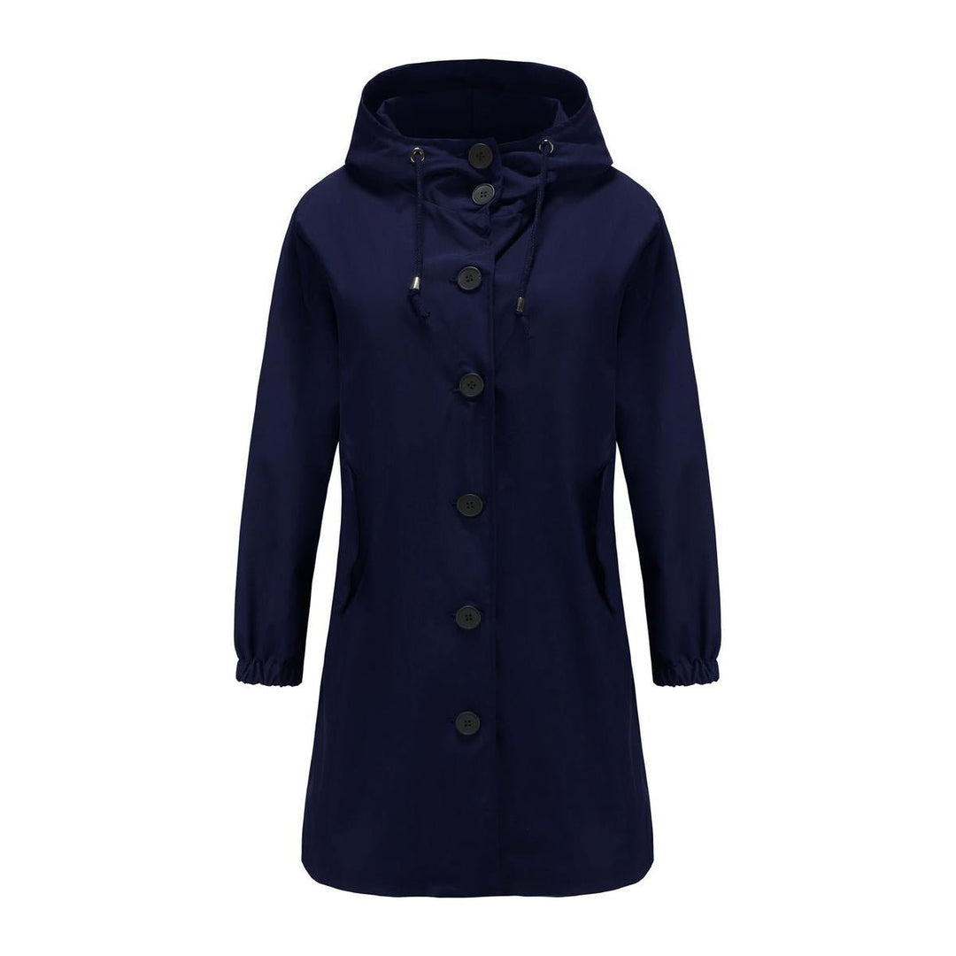 Odette Giacca Femme Imperméable avec Capuche – Ultra-légère Coupe-vent et Respirante