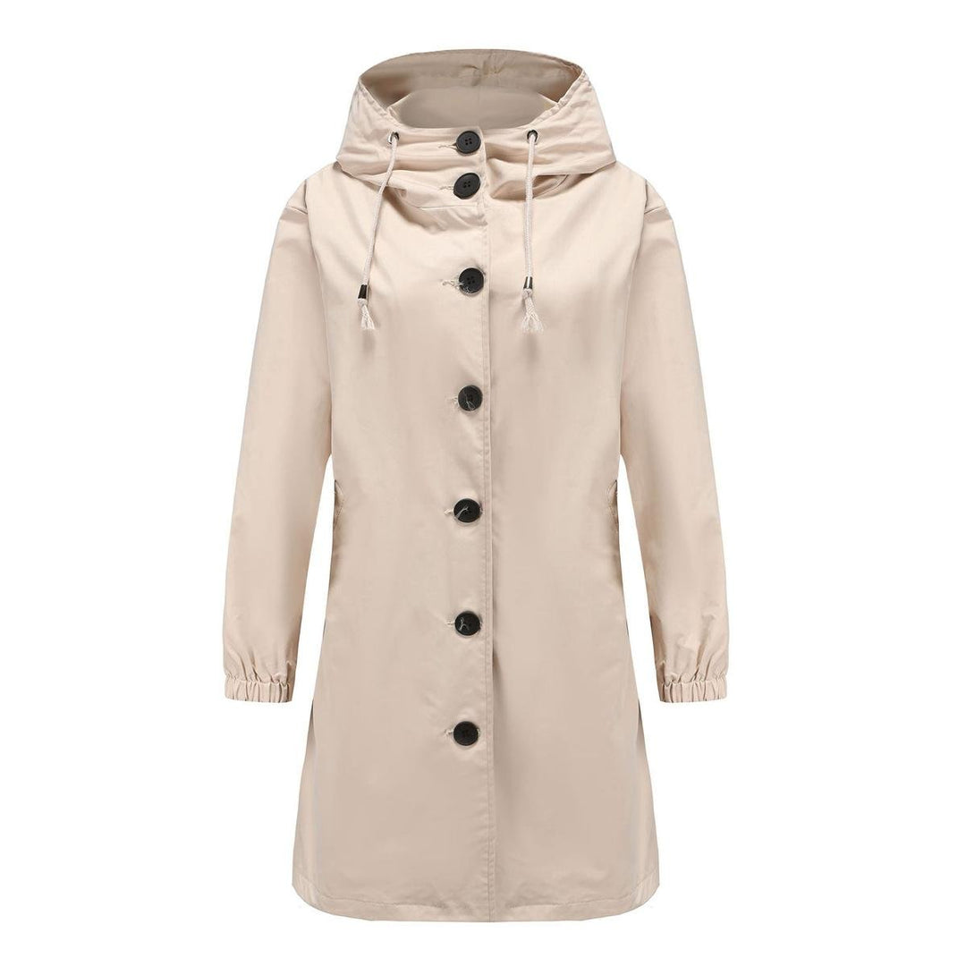 Odette Giacca Femme Imperméable avec Capuche – Ultra-légère Coupe-vent et Respirante