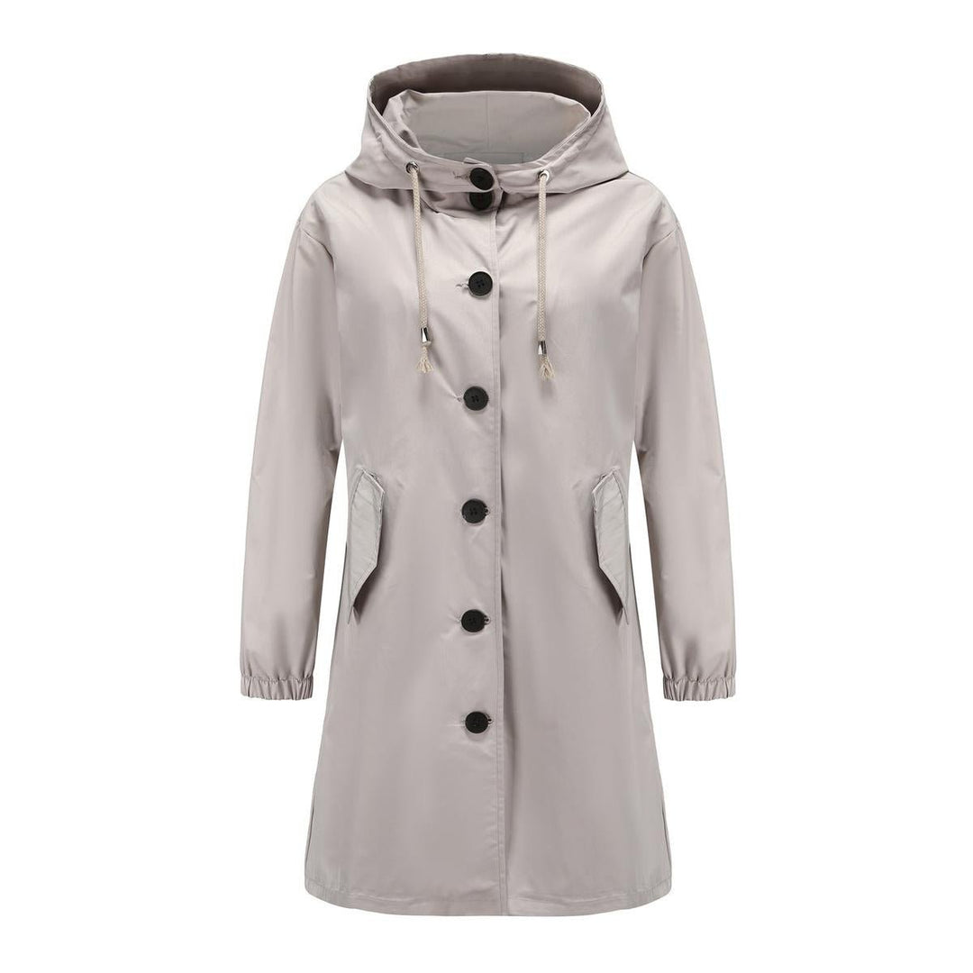 Odette Giacca Femme Imperméable avec Capuche – Ultra-légère Coupe-vent et Respirante