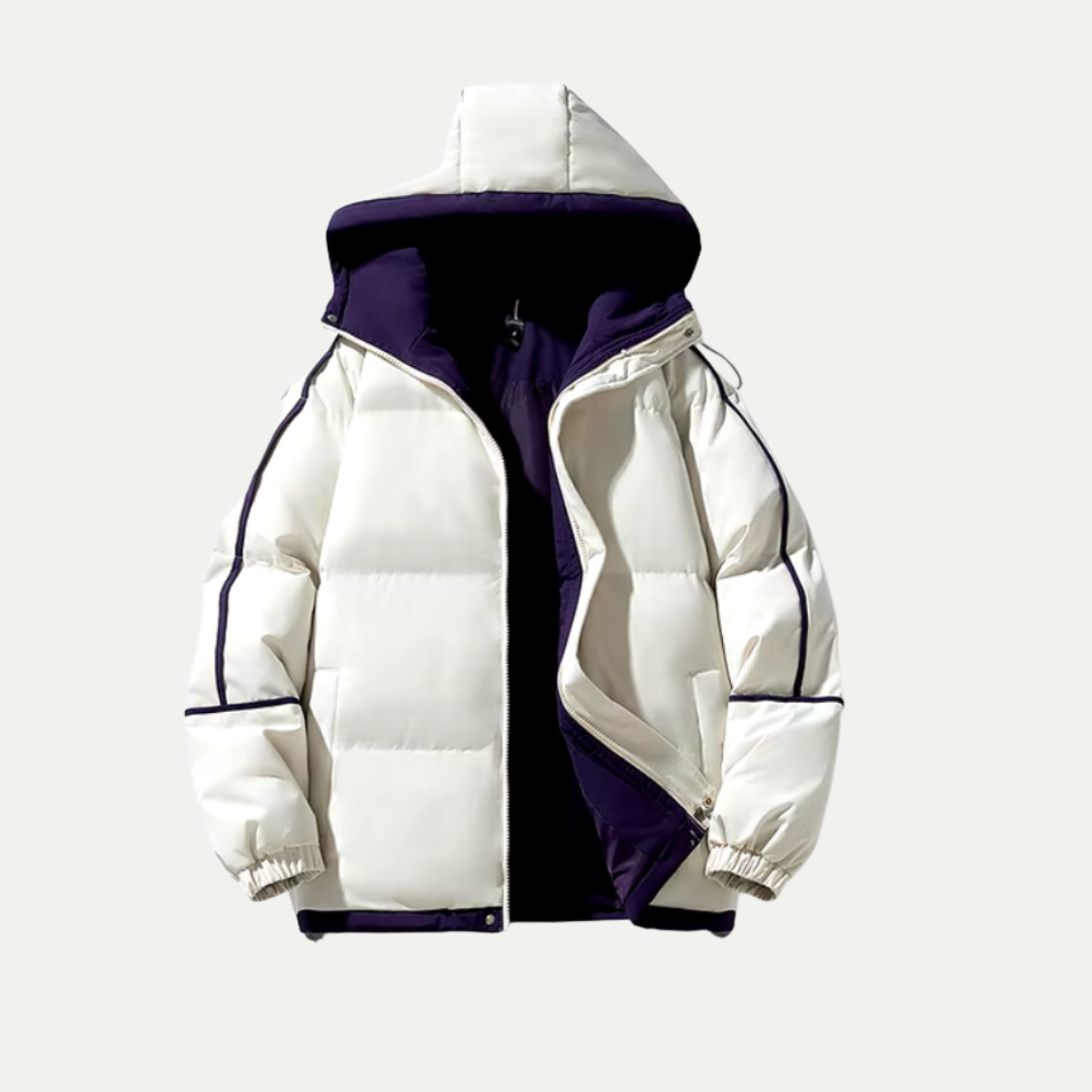 Francis Men's Padded Parka with Hood – Modern and Warm Winter Coat