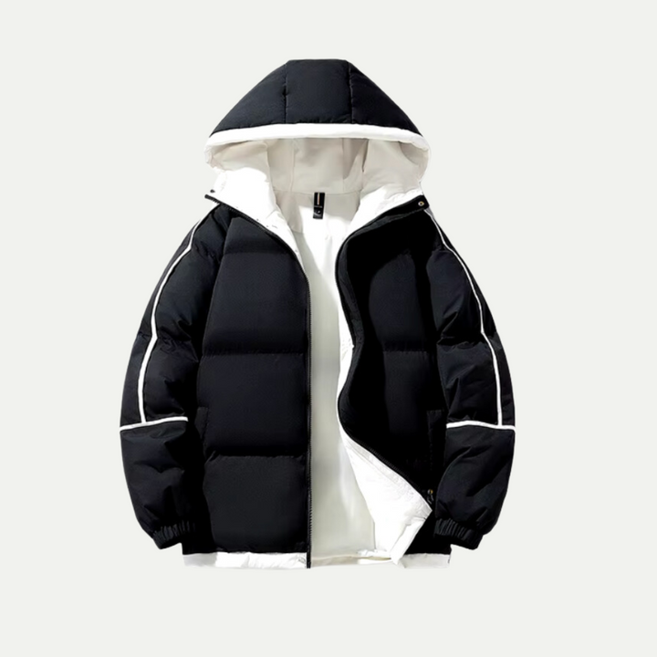 Francis Men's Padded Parka with Hood – Modern and Warm Winter Coat