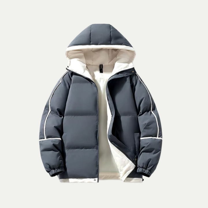 Francis Men's Padded Parka with Hood – Modern and Warm Winter Coat