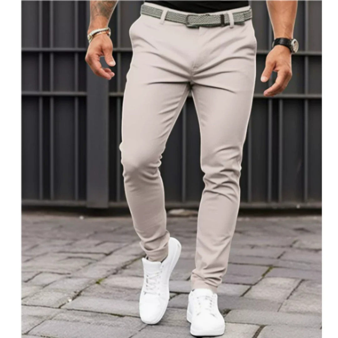 Bastien | Pantalones Chino Elásticos Para Hombre | Corte Slim