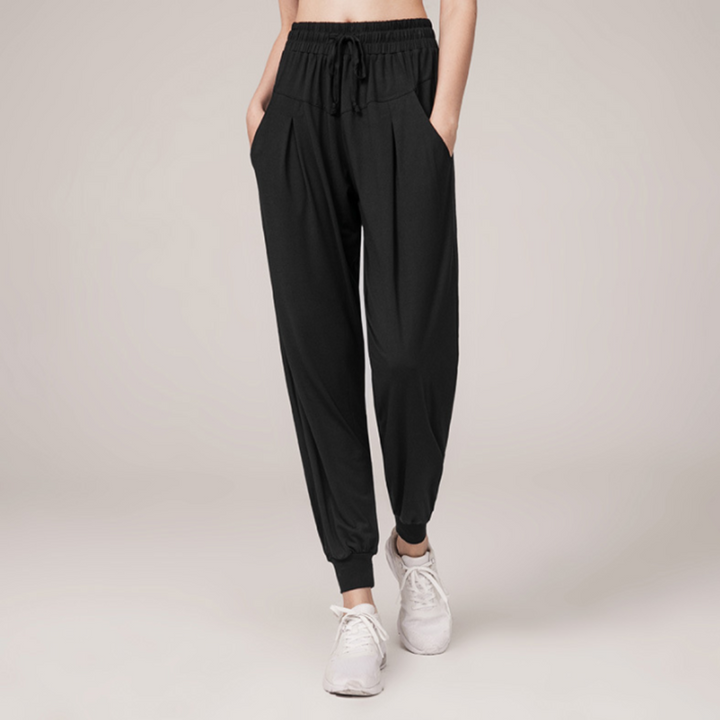 Pantalon de jogging décontracté pour femme | Taille haute