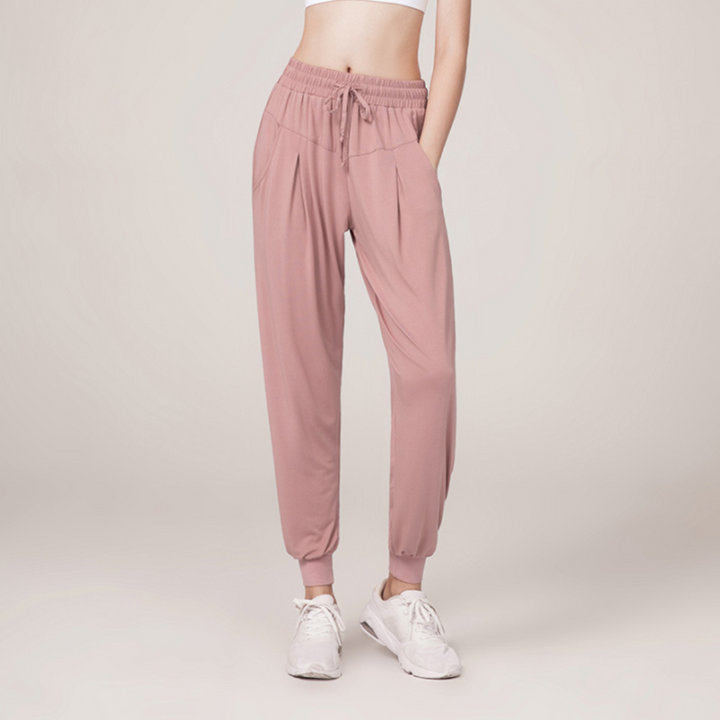Pantalon de jogging décontracté pour femme | Taille haute