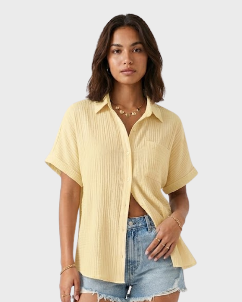 Jasmine Polo Donna Elegante – Maglia a Maniche Corte con Colletto Classico e Tasca