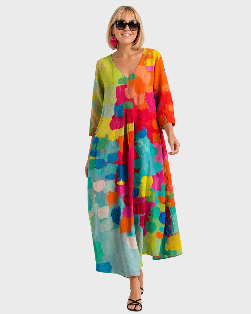 Vestido Anastasia para Mujer – Corte Fluido, Tejido Ligero y Estilo Elegante Primavera