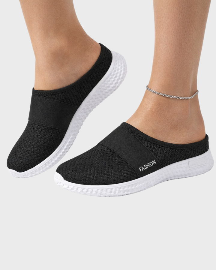 Matilda Slip-On Női Tornacipő – Tépeszáras, Légáteresztő Hálós és Párnázott Talpú Cipő