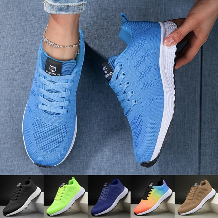 Solène | Cómodas Zapatillas Deportivas con Cordones para Mujer