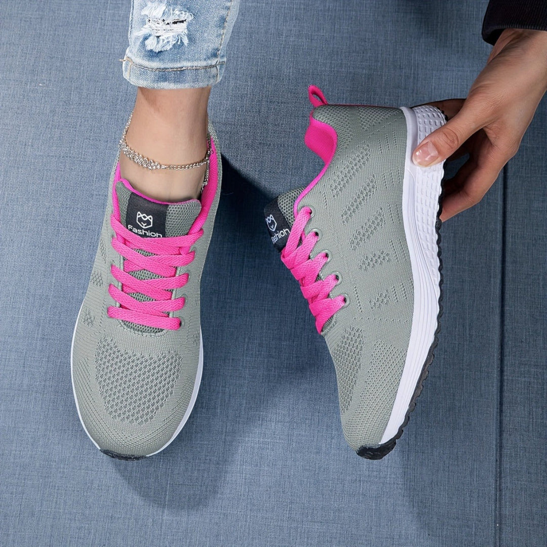 Solène | Cómodas Zapatillas Deportivas con Cordones para Mujer