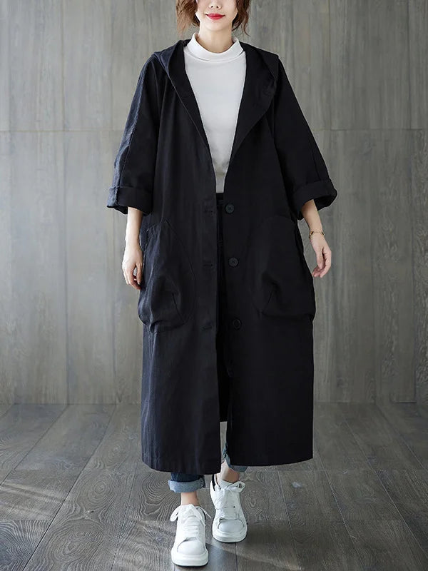 Jane Mantello Oversize Women's Hoodie – Elegant, Flowing, and Warm