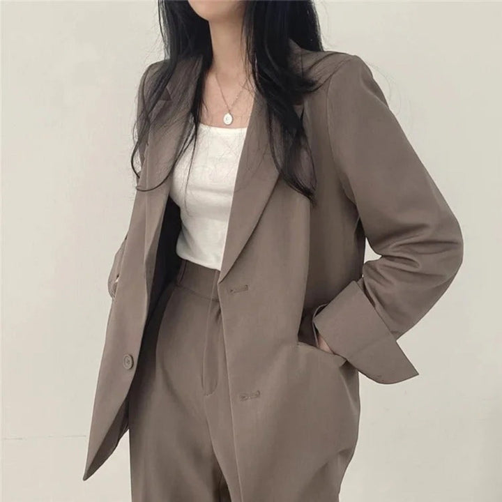 Yasmine | Dámsky oversize casual blejzer komplet