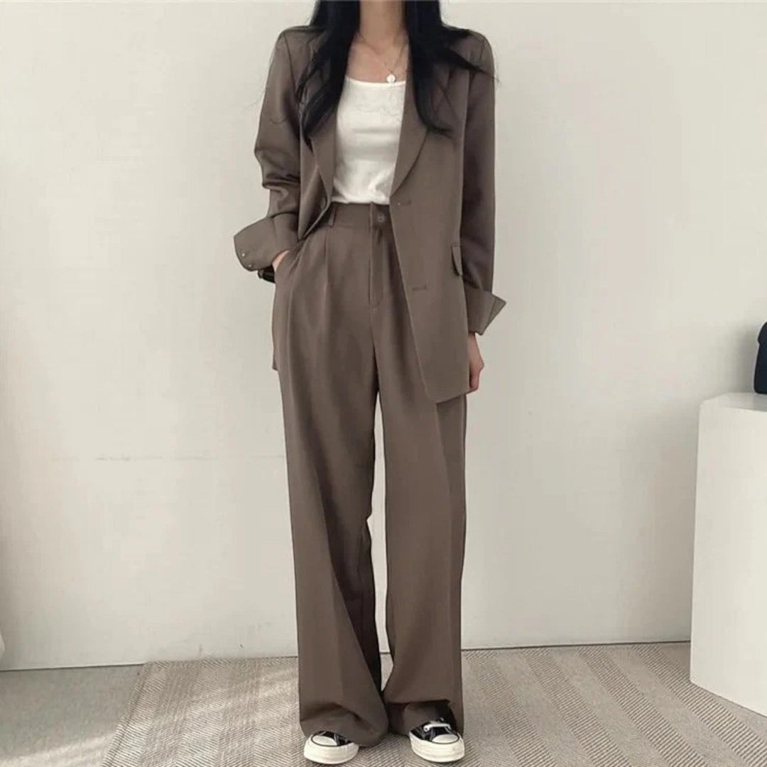 Yasmine | Dámsky oversize casual blejzer komplet