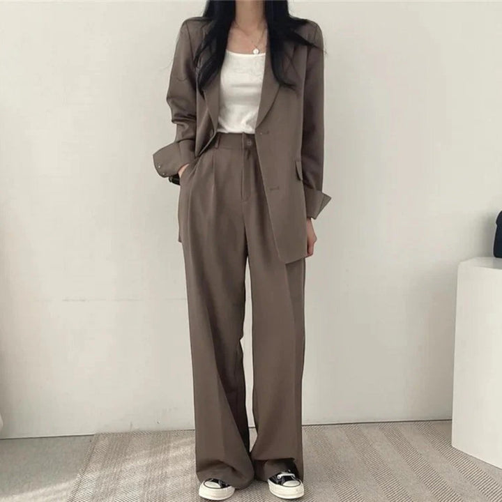 Yasmine | Dámsky oversize casual blejzer komplet