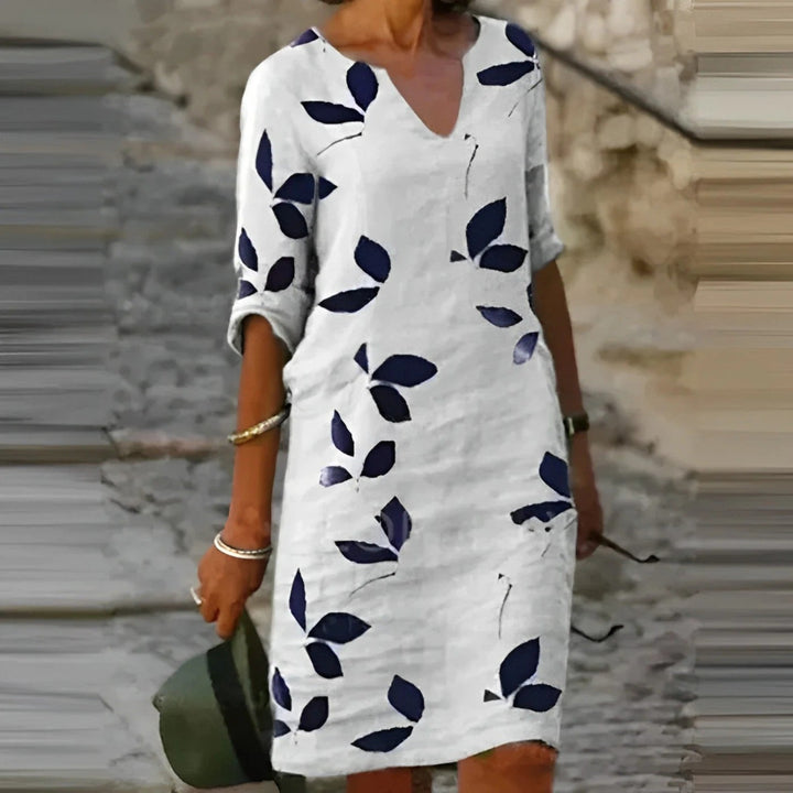 Selena | Vestito Estivo Casual Con Scollo A V Per Donna