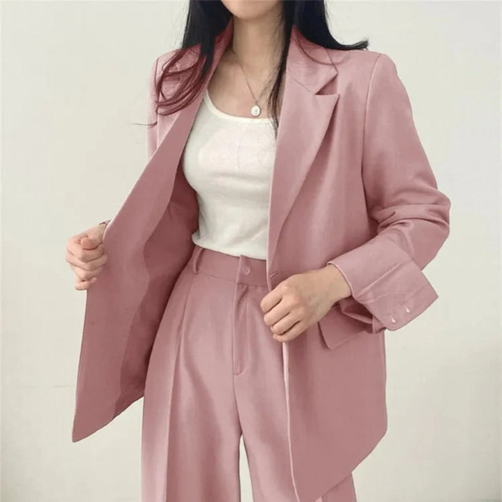 Yasmine | Dámsky oversize casual blejzer komplet