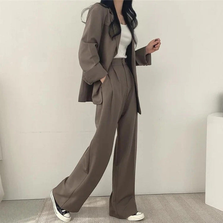 Yasmine | Dámsky oversize casual blejzer komplet