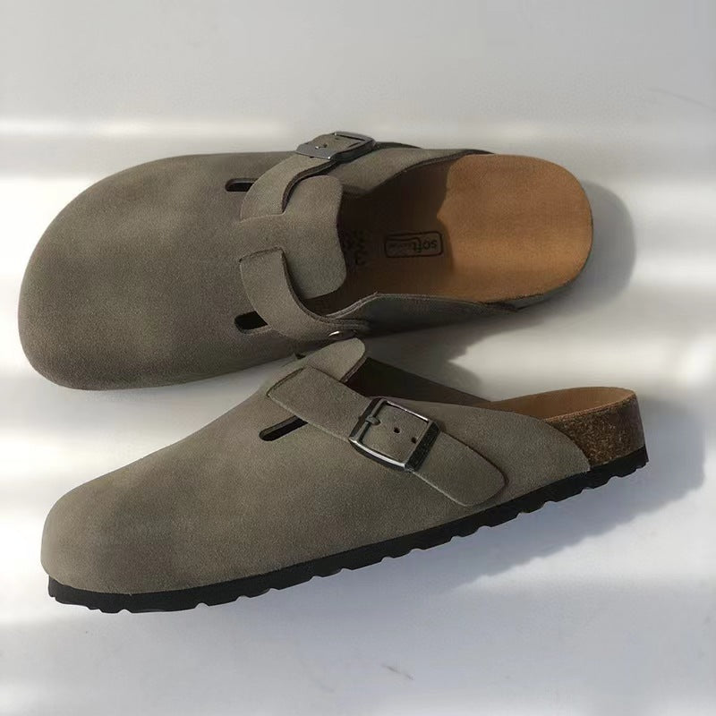 Mocasines Unisex De Piel | Con Detalle Hebilla