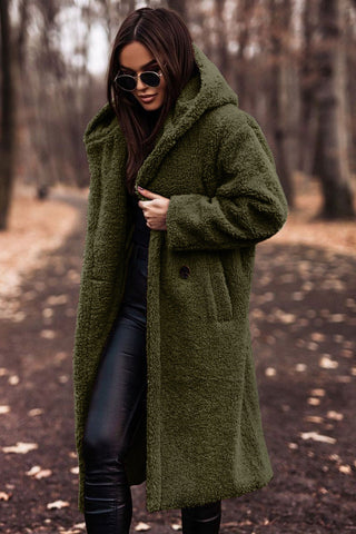 Clementine Abrigo Teddy Mujer Largo – Cálido, Elegante y de Ecopiel