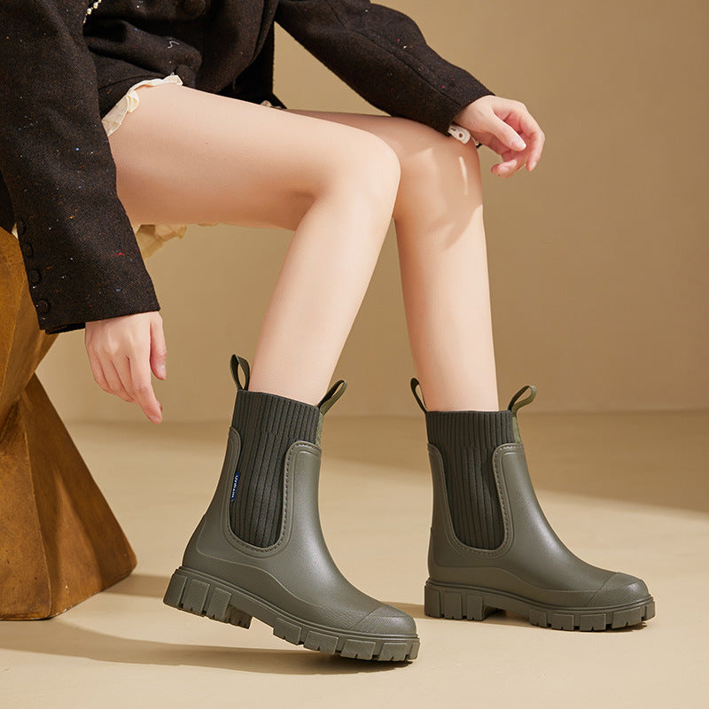 Alexa Women's Waterproof Boots – Lightweight & Comfortable Non-Slip Rain Boots