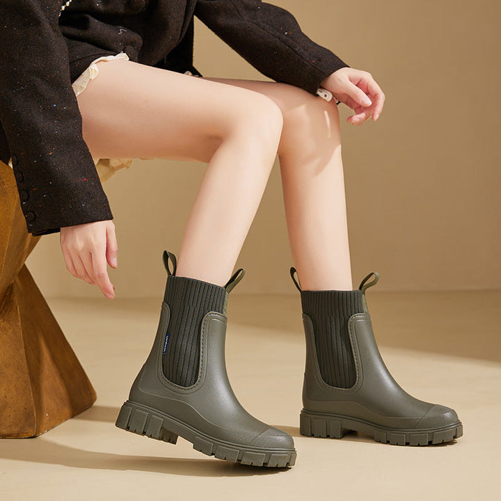 Alexa Women's Waterproof Boots – Lightweight & Comfortable Non-Slip Rain Boots