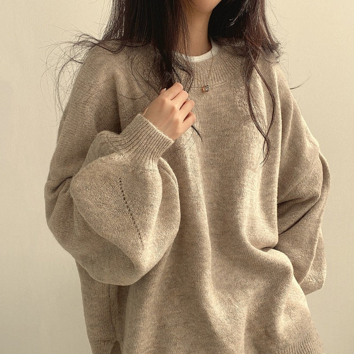 Lynn Maglione Oversize Donna – Suave, Cómodo y Estilo Invernal a la Moda