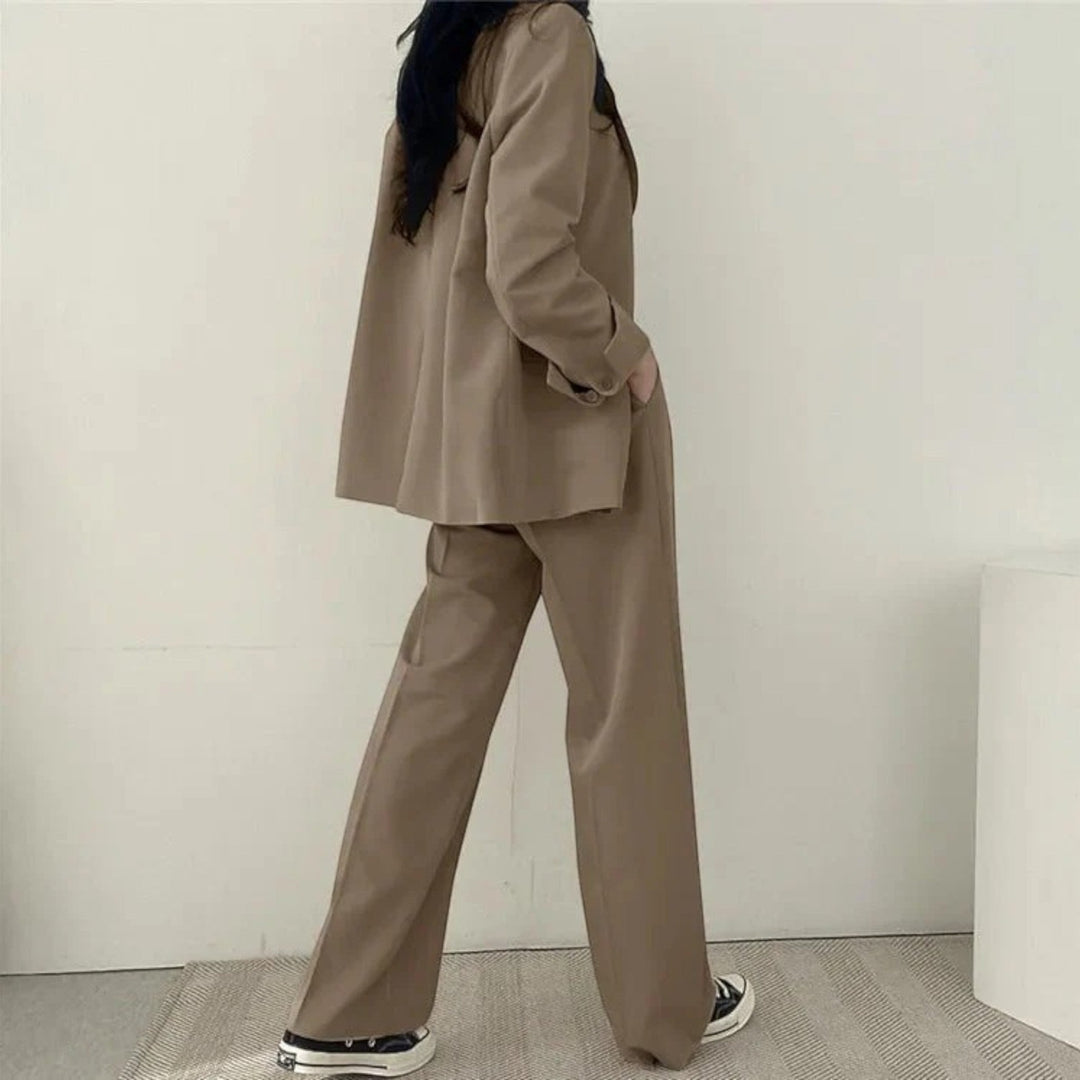 Yasmine | Dámsky oversize casual blejzer komplet