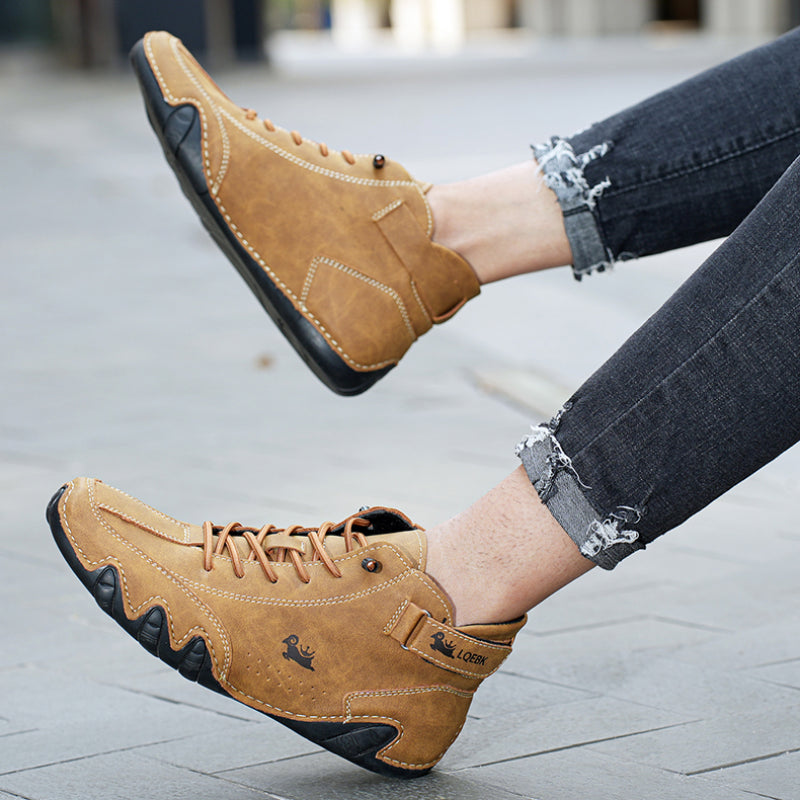Barfuß-Lederschuhe Unisex | Mit Schnürsenkeln