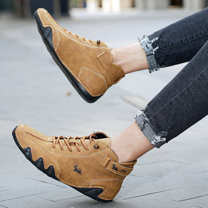 Barfuß-Lederschuhe Unisex | Mit Schnürsenkeln