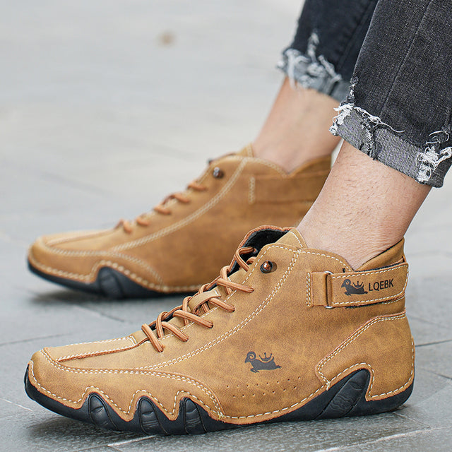 Barfuß-Lederschuhe Unisex | Mit Schnürsenkeln