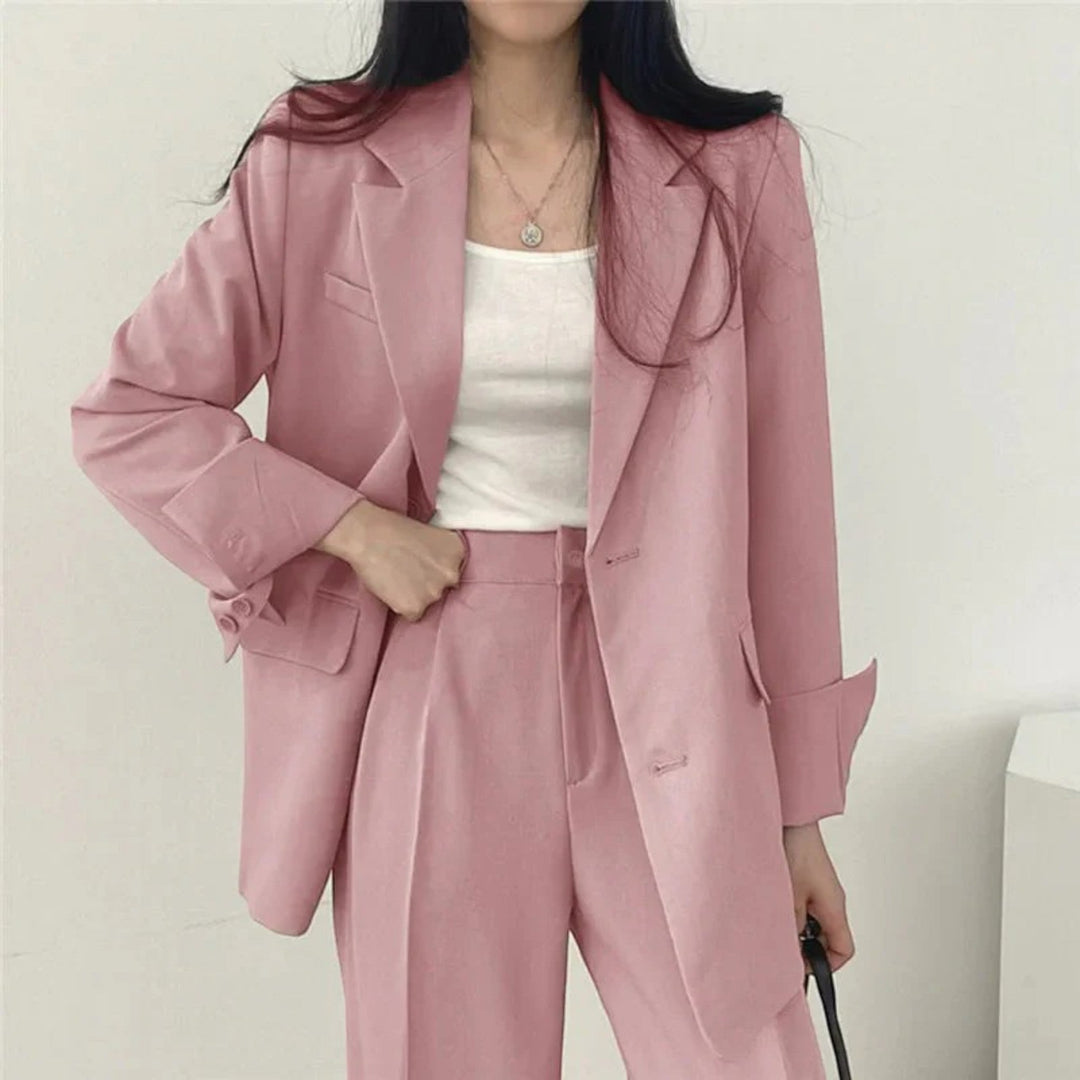 Yasmine | Dámsky oversize casual blejzer komplet