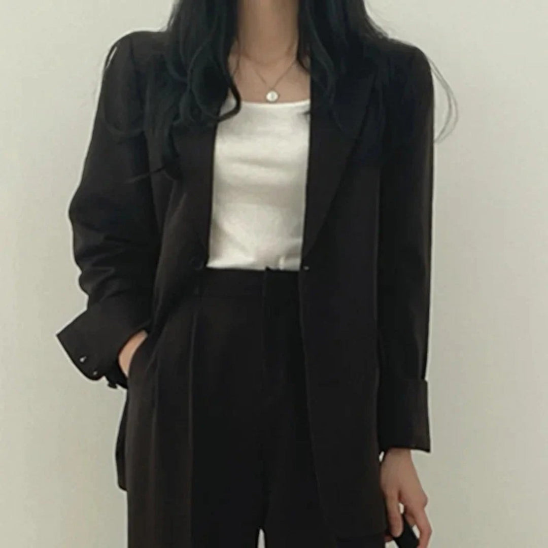 Yasmine | Dámsky oversize casual blejzer komplet