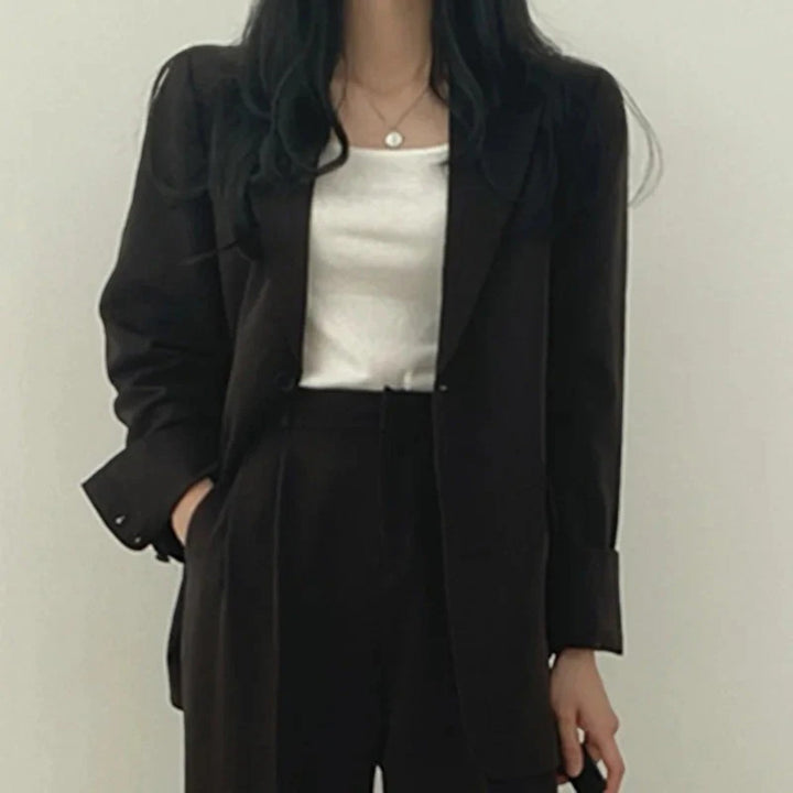 Yasmine | Dámsky oversize casual blejzer komplet