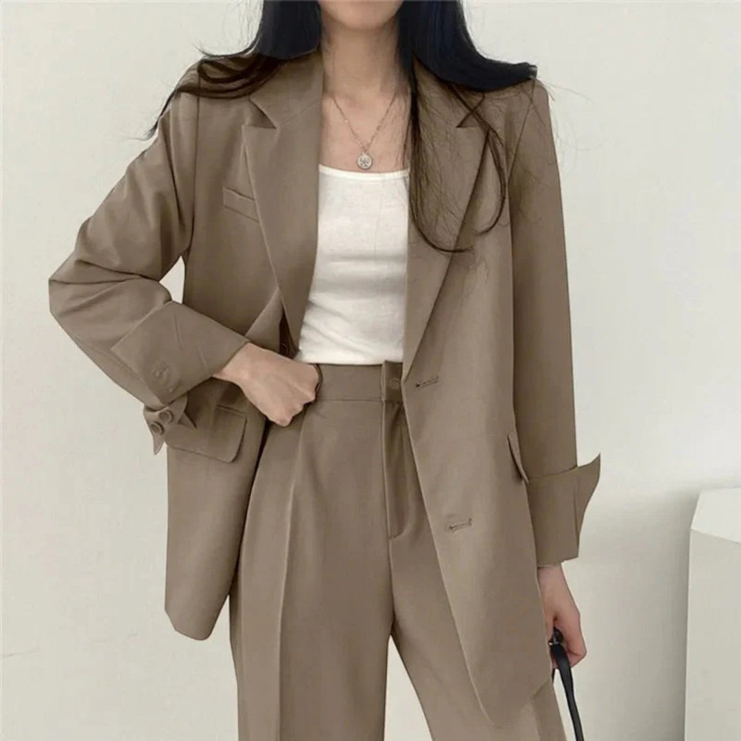 Yasmine | Dámsky oversize casual blejzer komplet