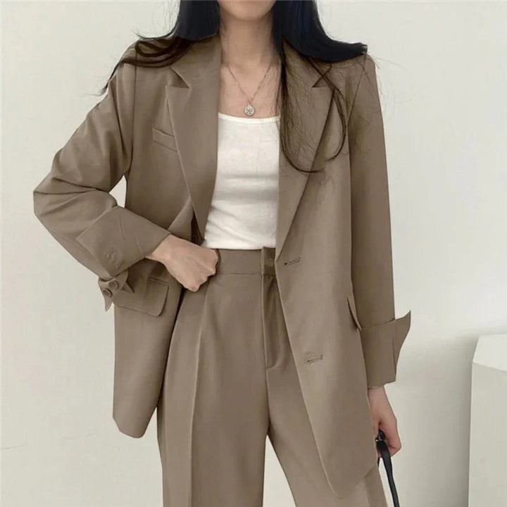 Yasmine | Dámsky oversize casual blejzer komplet