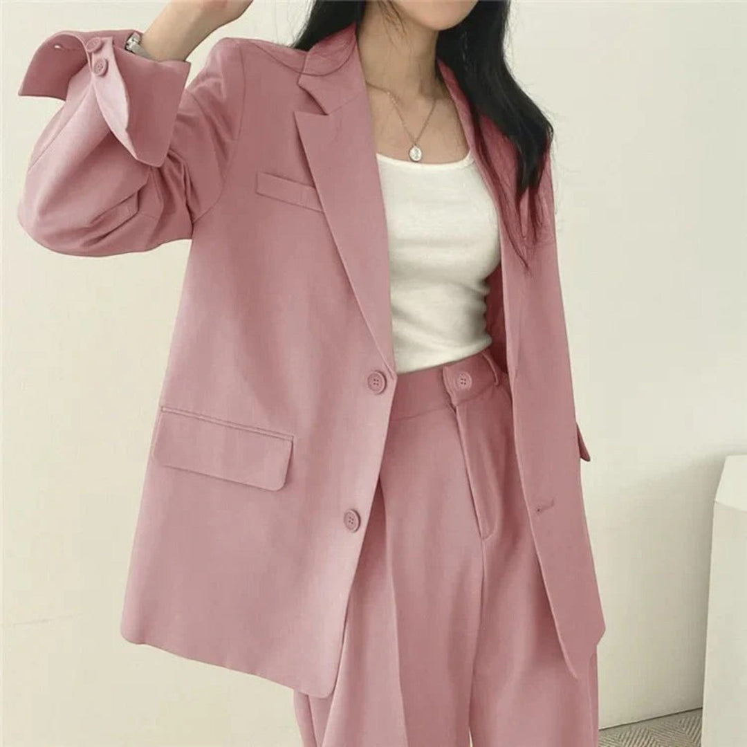 Yasmine | Dámsky oversize casual blejzer komplet