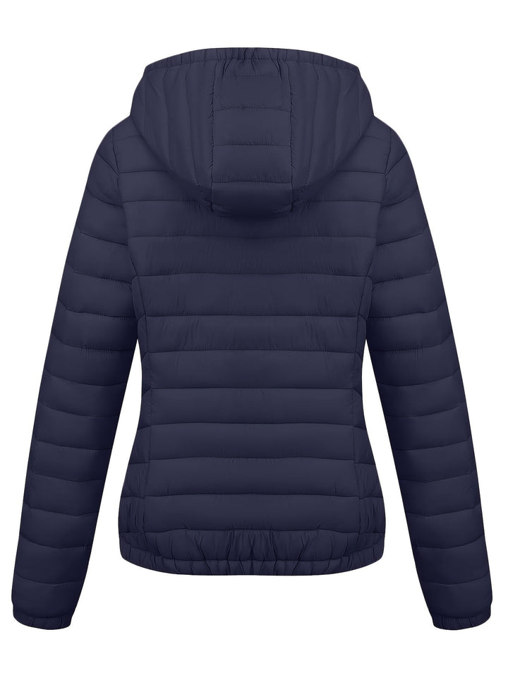 Fien Giacca Trapuntata Donna – Cappotto Invernale con Motivo Chevron e Vestibilità Slim