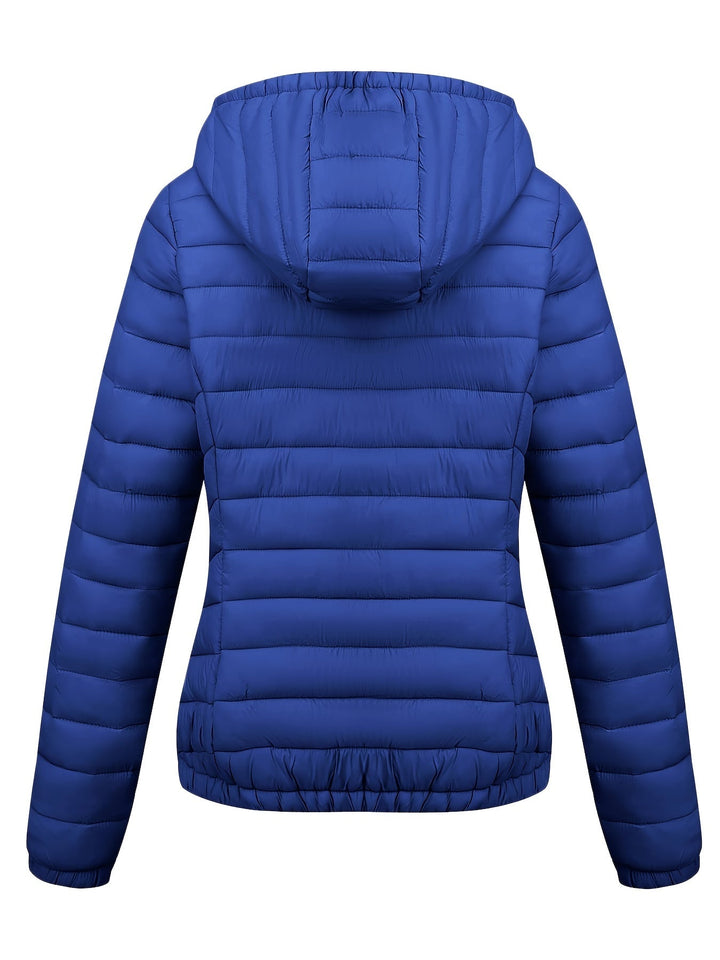 Fien Giacca Trapuntata Donna – Cappotto Invernale con Motivo Chevron e Vestibilità Slim