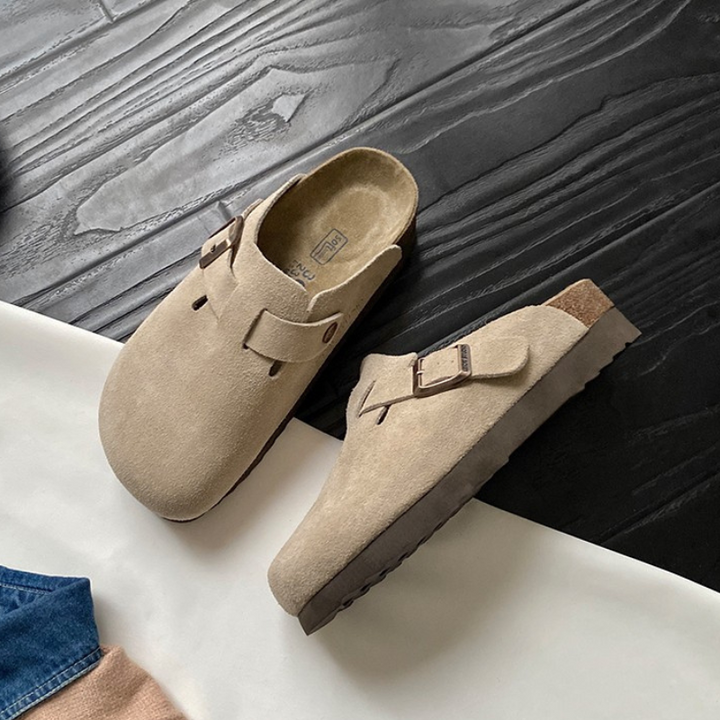 Mocasines Unisex De Piel | Con Detalle Hebilla