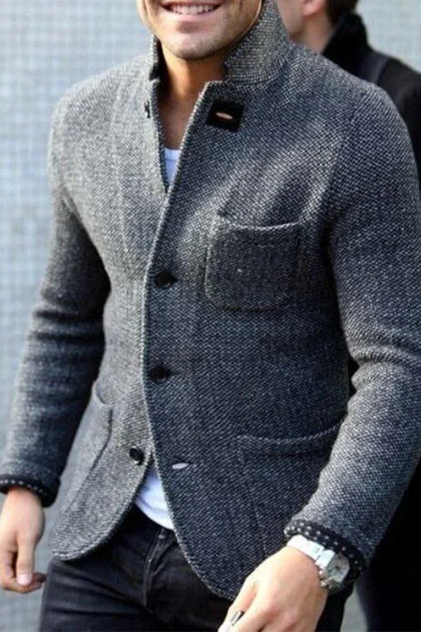 Cardigan Daniel pentru Bărbați din Tricot – Design Vintage Unic, Confort și Stil Casual