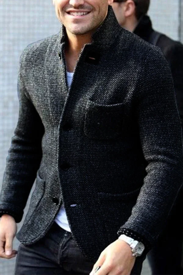 Cardigan Dan para Hombre en Punto – Diseño Vintage Único, Comodidad y Estilo Casual