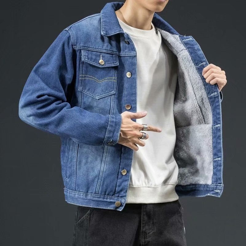 Ethan Giacca Denim Uomo – Jeans Premium, Ikoniczny Styl i Nowoczesny Streetwearowy Look