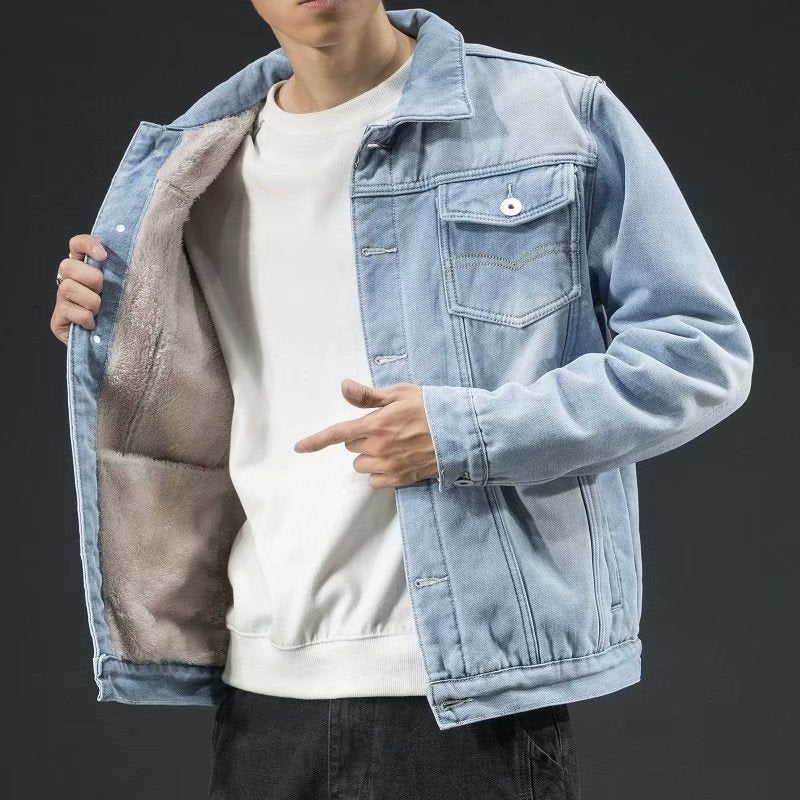 Ethan Giacca Denim Uomo – Jeans Premium, Ikoniczny Styl i Nowoczesny Streetwearowy Look