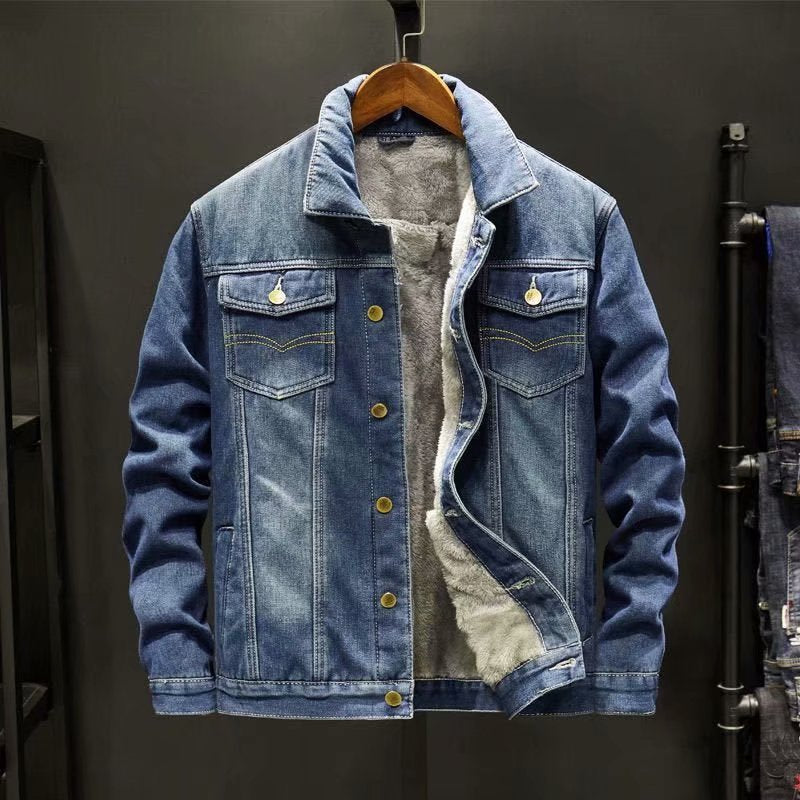 Ethan Giacca Denim Uomo – Jeans Premium, Ikoniczny Styl i Nowoczesny Streetwearowy Look